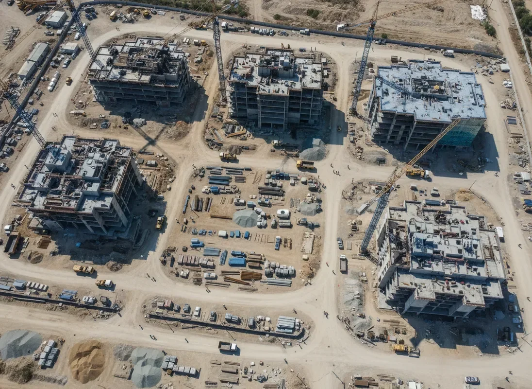 תיעוד אתר בנייה מהאוויר — סקירה כללית